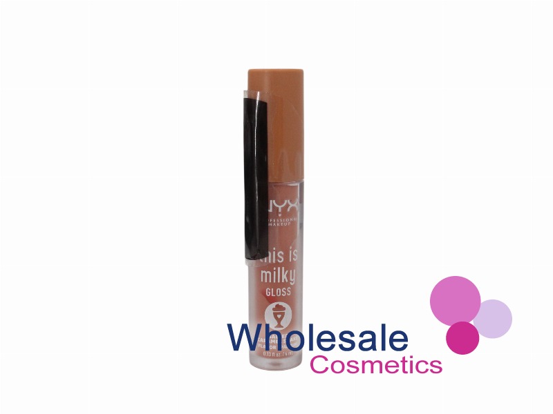 6 x NYX Professional Makeup This is Milky Gloss Lip Gloss - 18 SALTED CARAMEL SHAKE